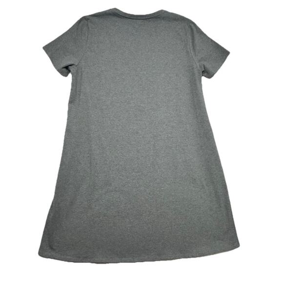 Eileen Fisher T Shirt Dress Womens Size Medium Organic Cotton Gray - Picture 6 of 6